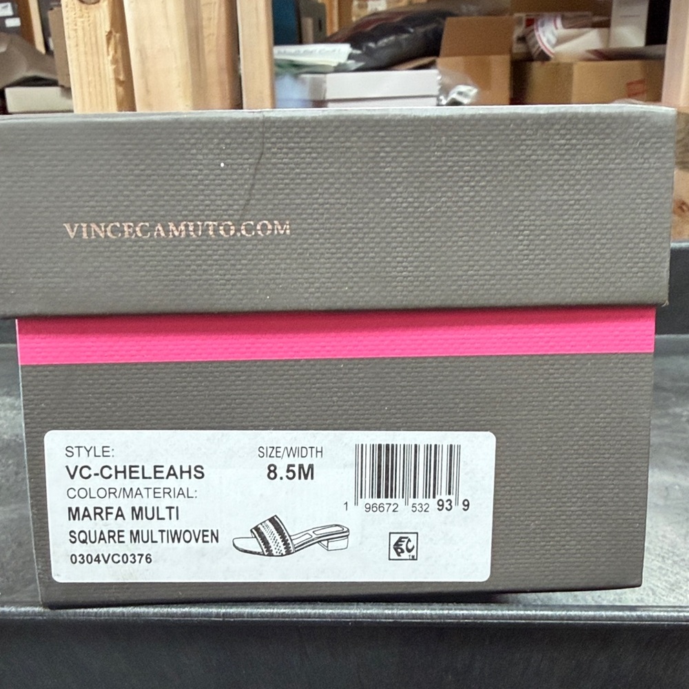 Vince Camuto Marfa Multi Square Sandals 8.5